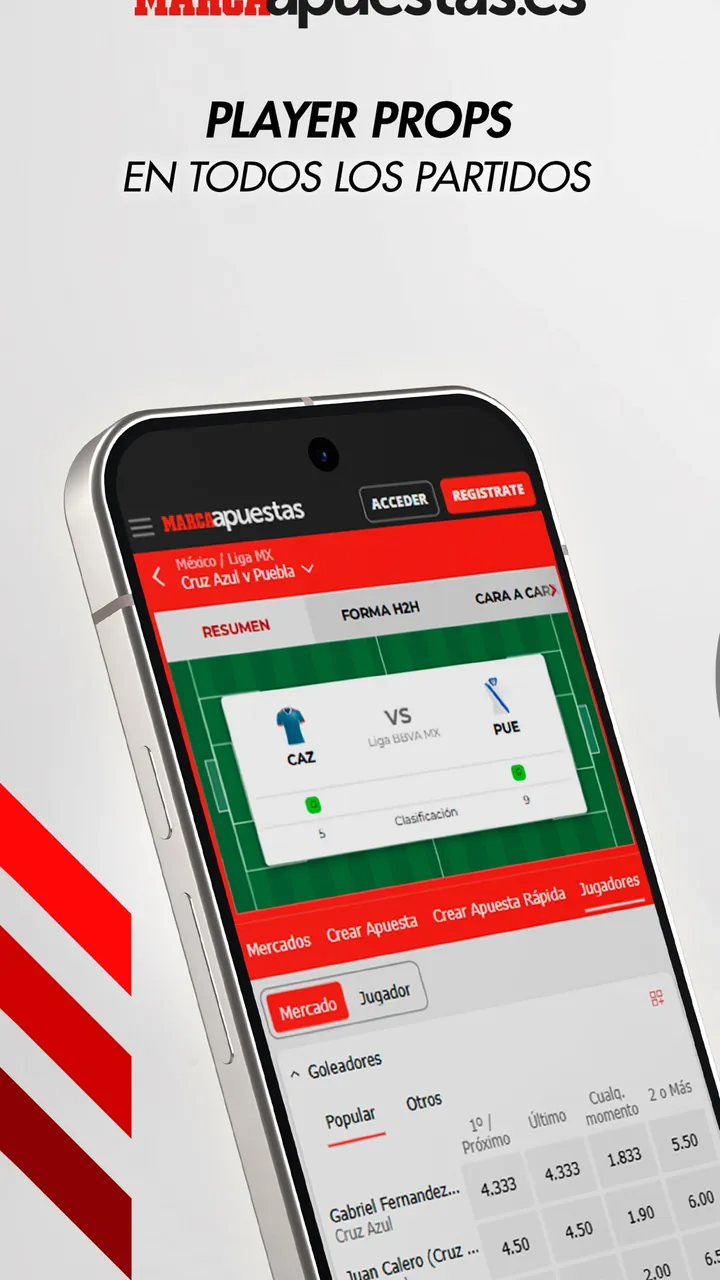 Captura oficial de la app de Marca Apuestas en la App Store española